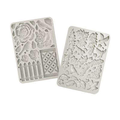 House of Roses A5 Silicone Mold - Stamperia