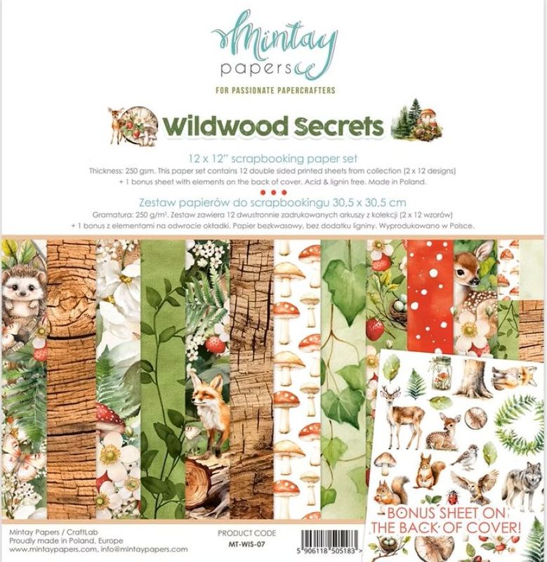 Wildwood Secrets 12x12 - Mintay Papers