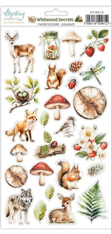 Wildwood Secrets Stickers - Mintay Papers