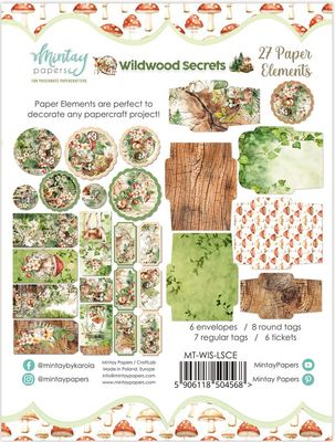 Wildwood Secrets Paper Elements - Mintay Papers