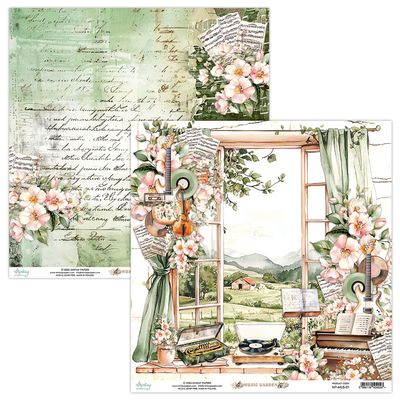 Music Garden 12x12 - Mintay Papers