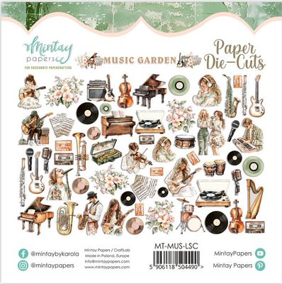 Music Garden Die Cuts - Mintay Papers