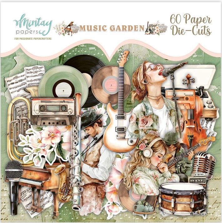 Music Garden Die Cuts - Mintay Papers
