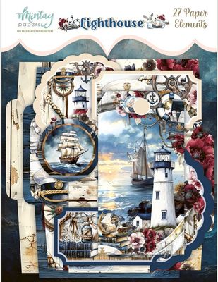 Lighthouse Paper Elements - Mintay Papers