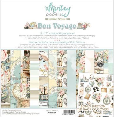 Bon Voyage 12x12 - Mintay Papers