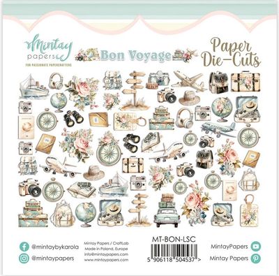 Bon Voyage Die Cuts - Mintay Papers