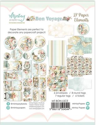 Bon Voyage Paper Elements - Mintay Papers