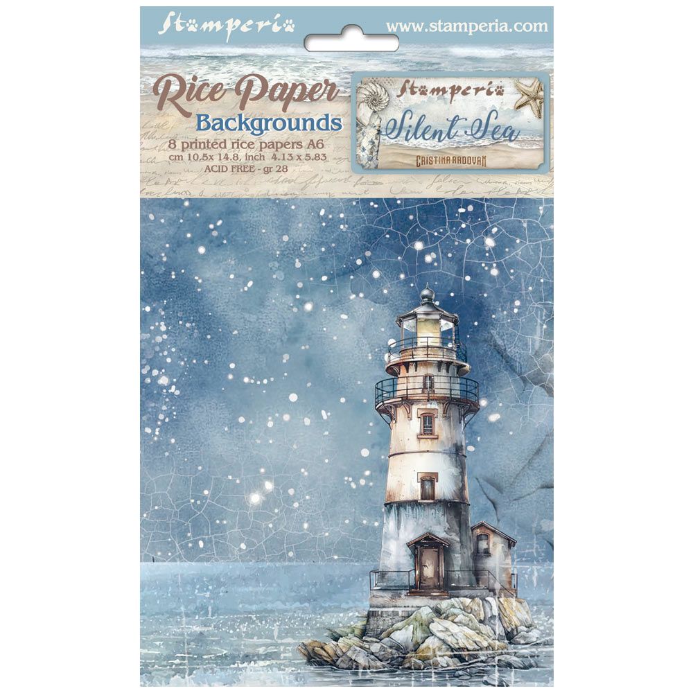 Silent Sea Selection 8pk A6 - Stamperia