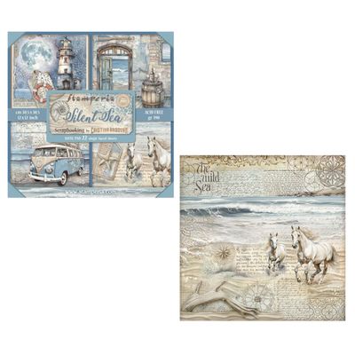 Silent Sea XL 12x12 - Stamperia
