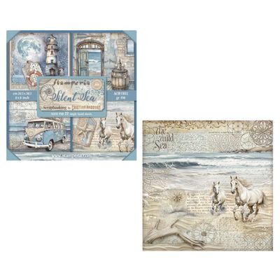 Silent Sea XL 8x8 - Stamperia