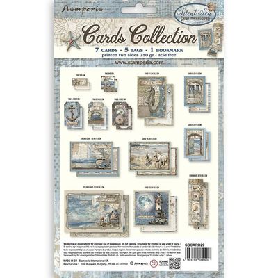 Silent Sea Cards Collection - Stamperia