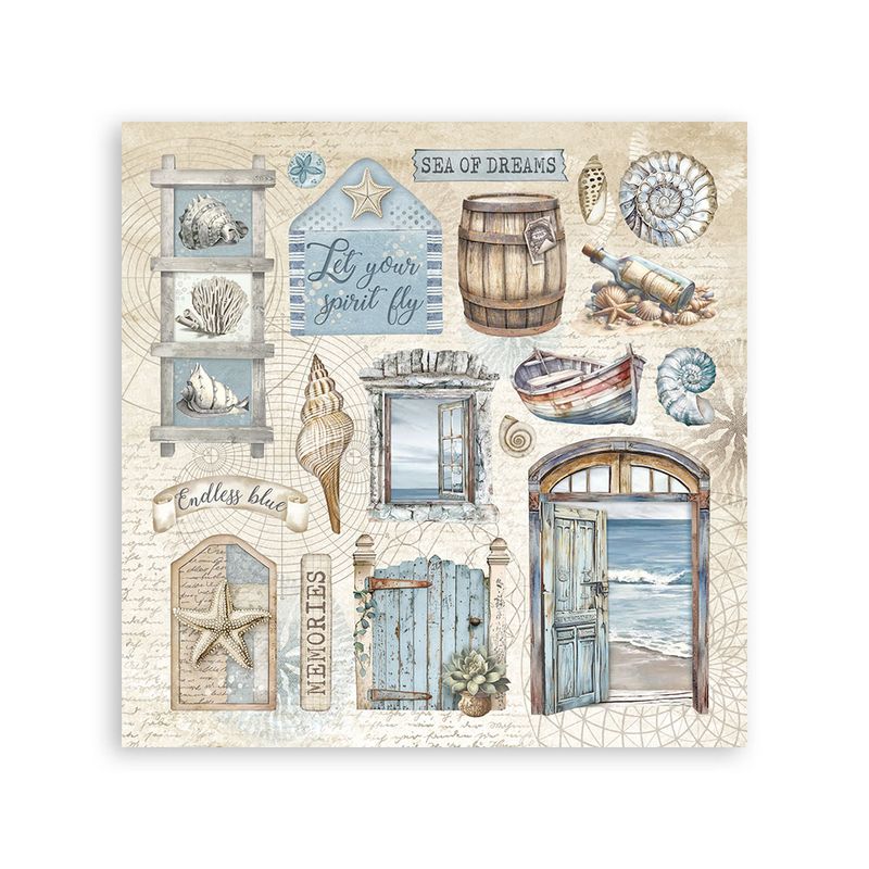 Sticker Sheets - Stamperia Silent Sea