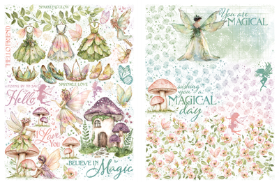 Fairy Boutique - Graphic 45 Rub-On Transfers
