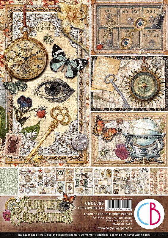 Cabinet of Curiosities A4 - Ciao Bella