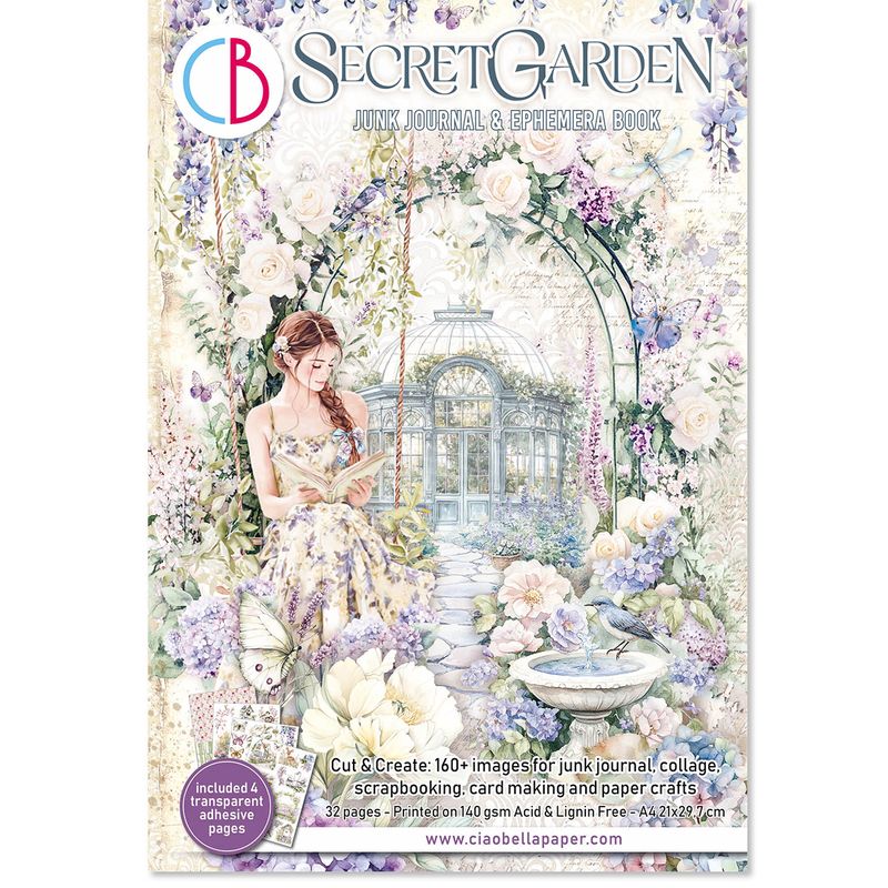 Secret Garden Junk Journal &amp; Ephemera - Ciao Bella