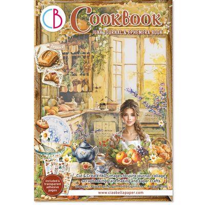 Cookbook Junk Journal &amp; Ephemera - Ciao Bella