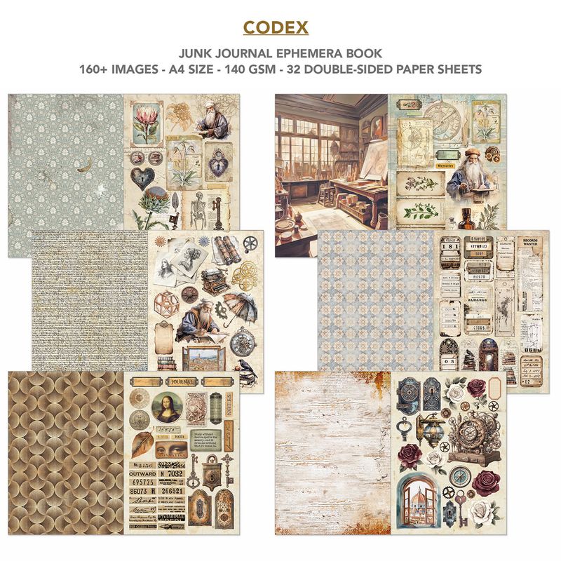 Codex Junk Journal &amp; Ephemera - Ciao Bella