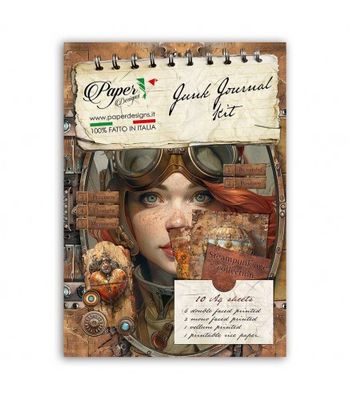 Steampunk Age Junk Journal Kit - Paper Designs
