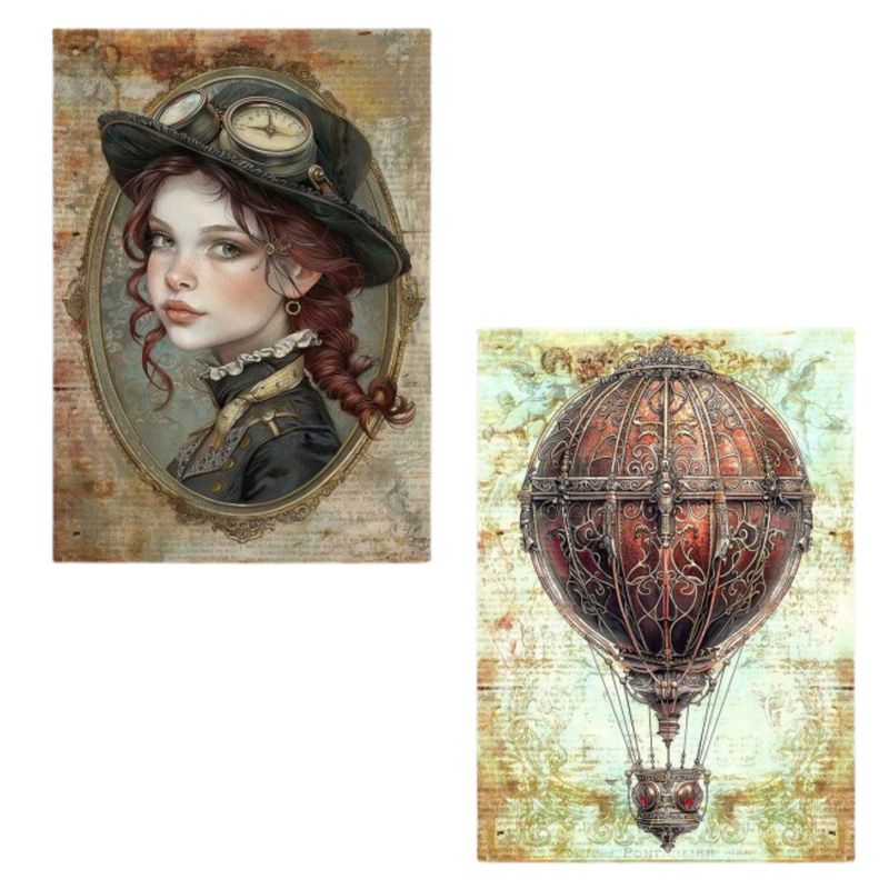 Steampunk Age 10pk A4 - Paper Designs