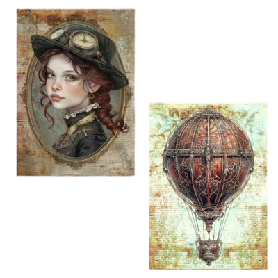 Steampunk Age 10pk A4 - Paper Designs
