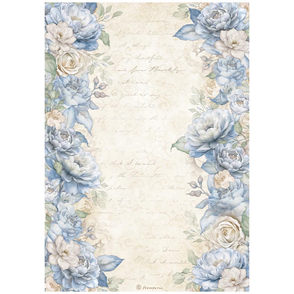 Timeless A4 - Stamperia, Design: Floral Borders