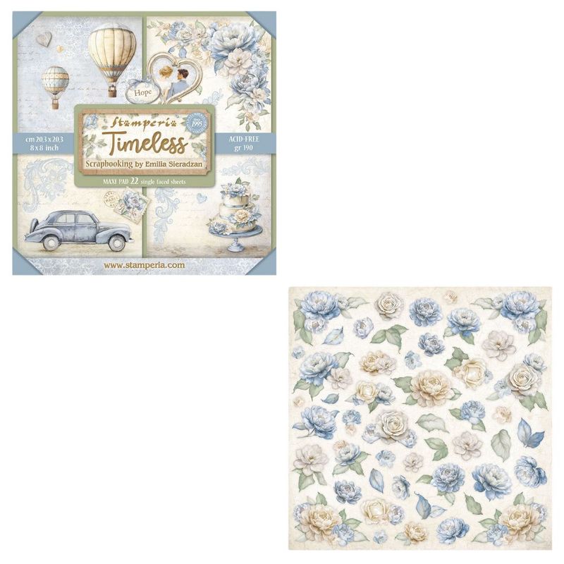 Timeless XL 8x8 - Stamperia