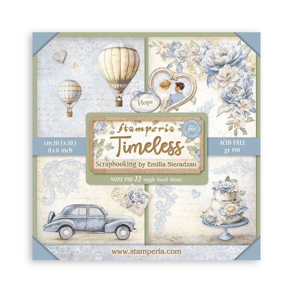 Timeless XL 8x8 - Stamperia