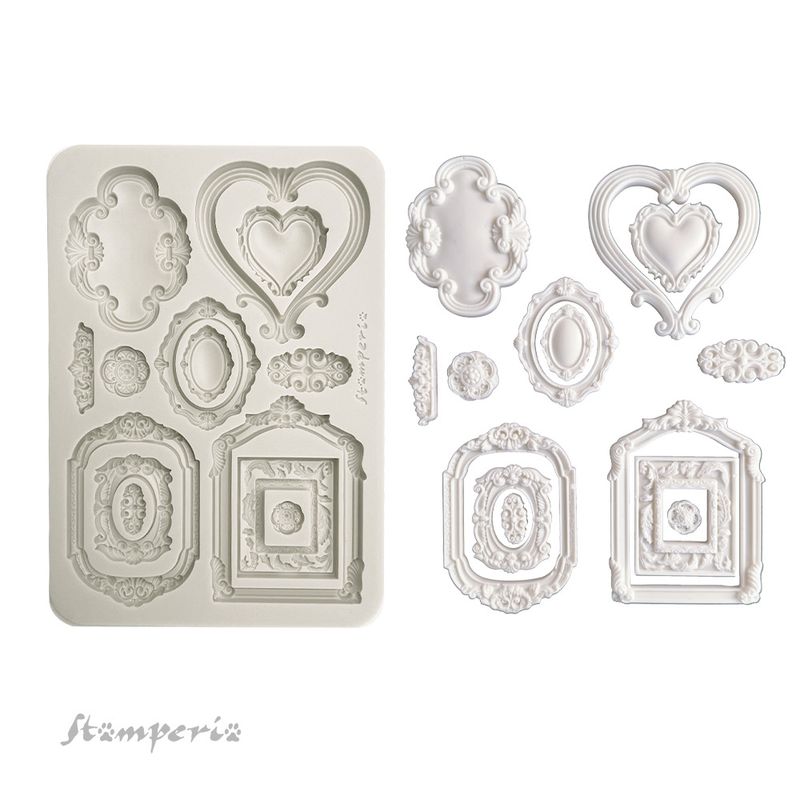 Timeless A5 Frames Silicone Mold - Stamperia