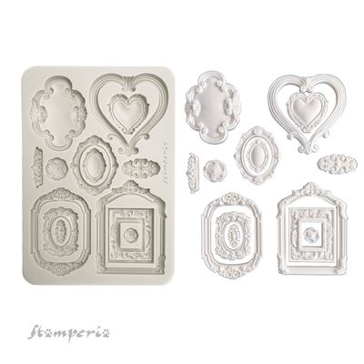 Timeless A5 Frames Silicone Mold - Stamperia