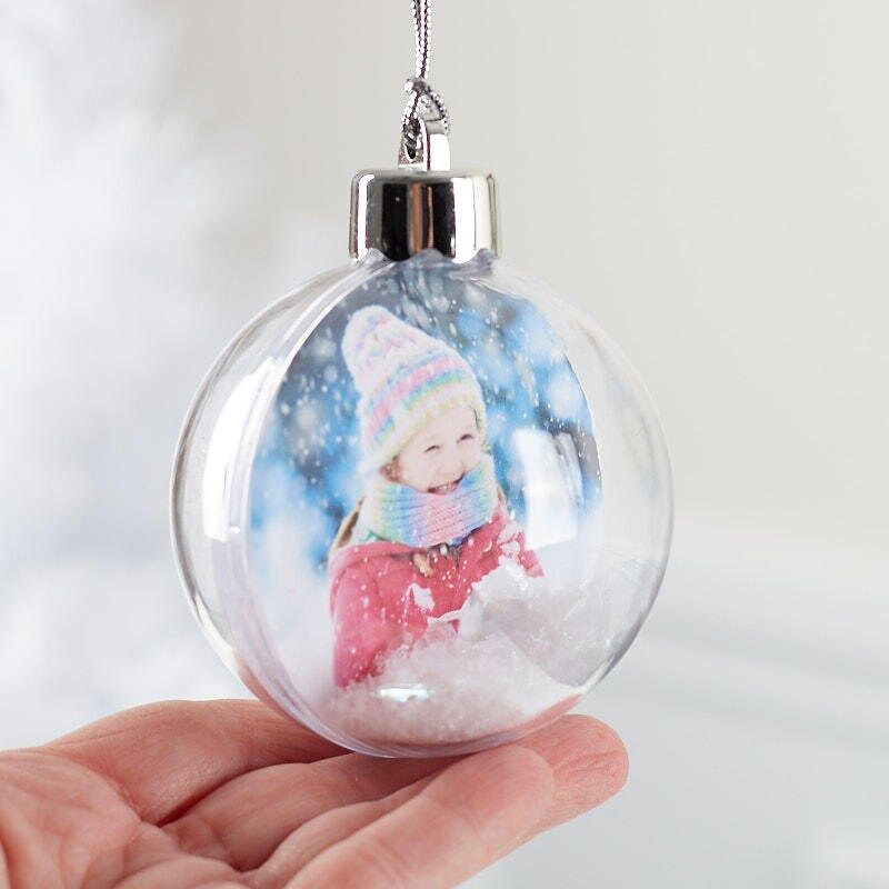 80mm Acrylic Photo Ball Ornament
