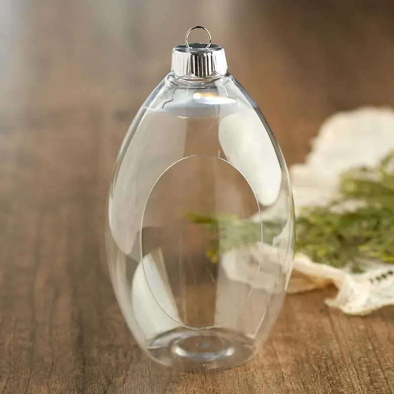 130mm x 80mm Clear Acrylic Terrarium Ornament