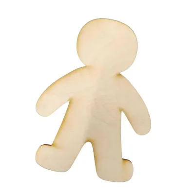 Unfinished Wood Gingerbread Man