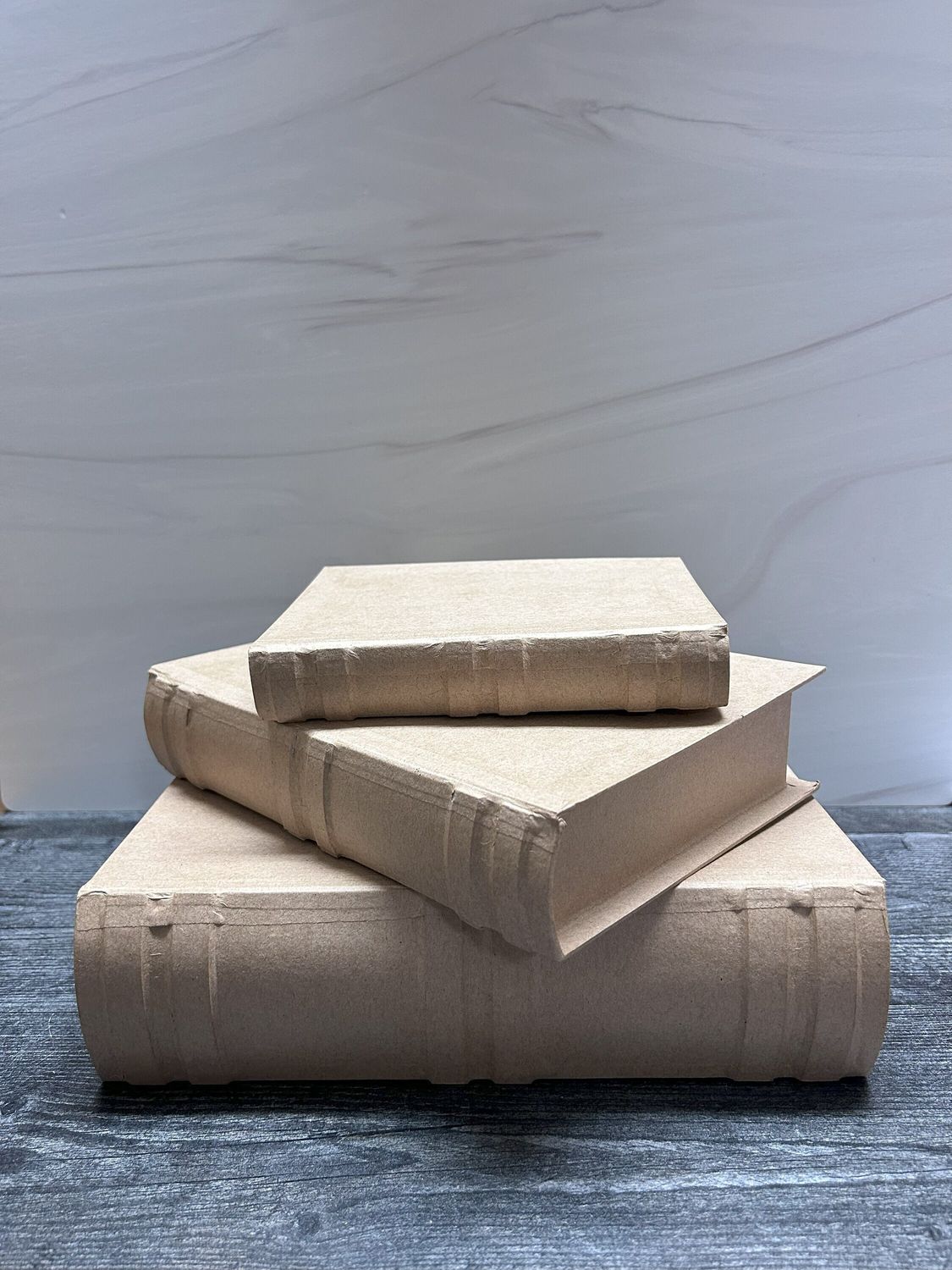 Paper Mache Book Box Set of 3