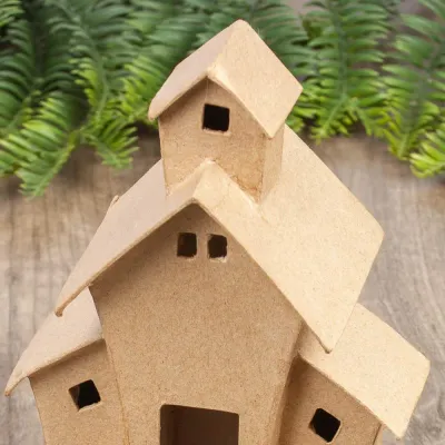 Paper Mache Whimsical House