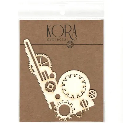 Mechanics Chipboard Pieces - Kora Projects