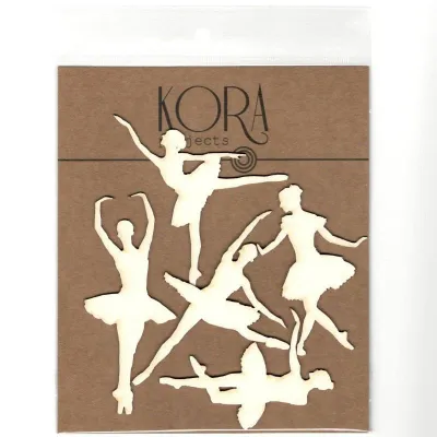 Dancers Chipboard Pieces - Kora Projects