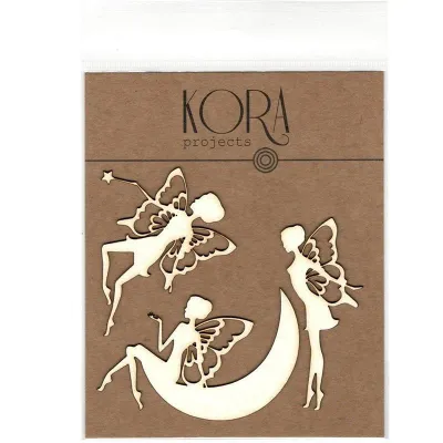 Fairies Chipboard Pieces - Kora Projects