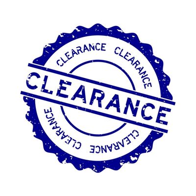 Clearance Items