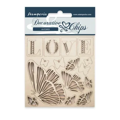 Love Decorative Chips - Lady Vagabond Collection - Stamperia