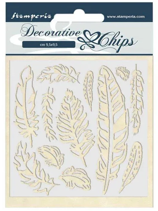 Amazon Parrot Decorative Chips - Lady Vagabond Collection - Stamperia