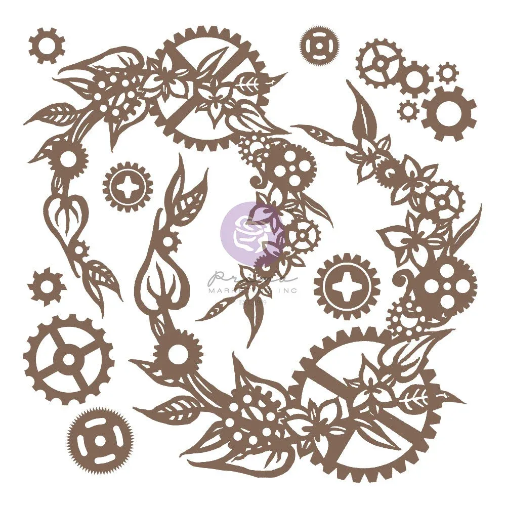 Steampunk Wreath - Finnabair Decorative Chipboard