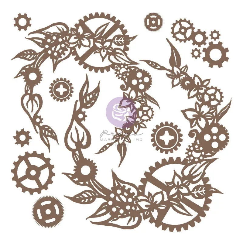 Steampunk Wreath - Finnabair Decorative Chipboard