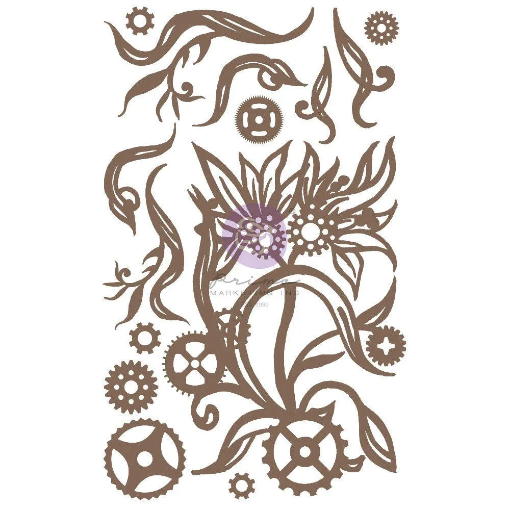 Steampunk Blooms - Finnabair Decorative Chipboard
