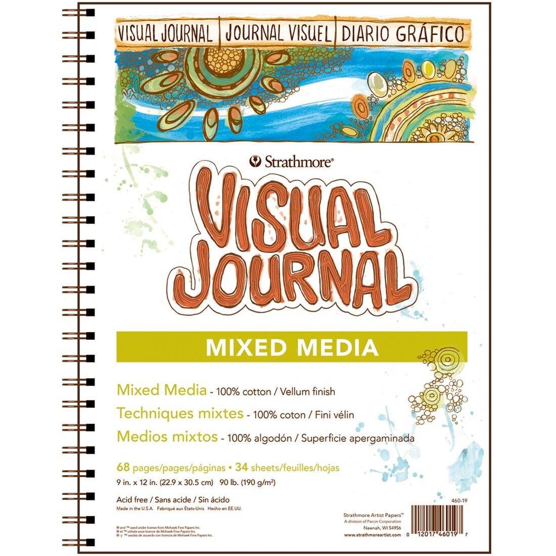 9 x 12 Mixed Media Visual Journal - Strathmore