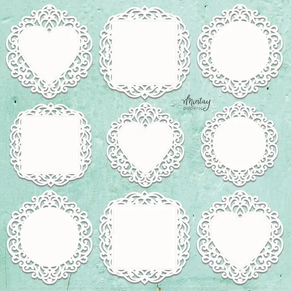 Frames Set Chipboard - Mintay