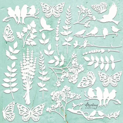 Nature Set Chipboard - Mintay