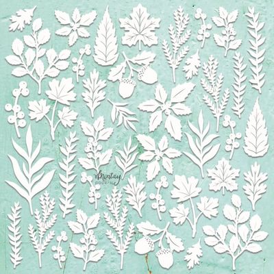 Nature 2 Chipboard Set - Mintay