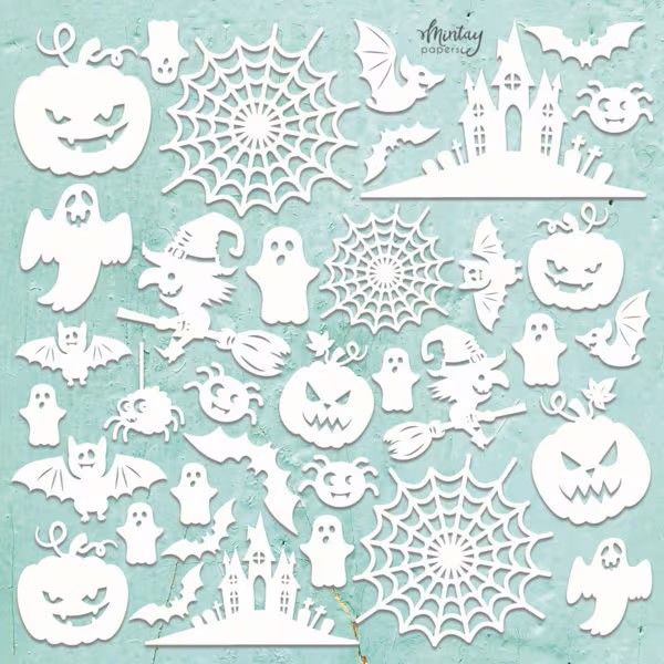Halloween Chipboard Set - Mintay