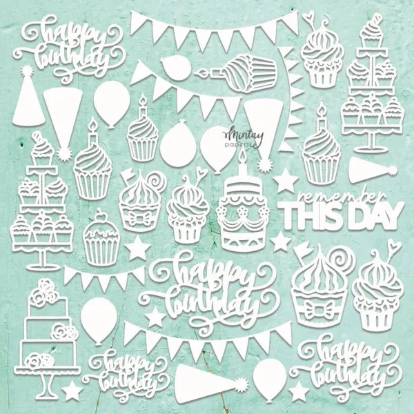 Birthday Set Chippies - Mintay