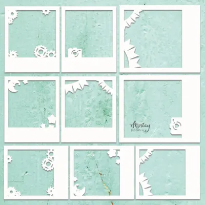 Photo Set 3 Chipboard - Mintay